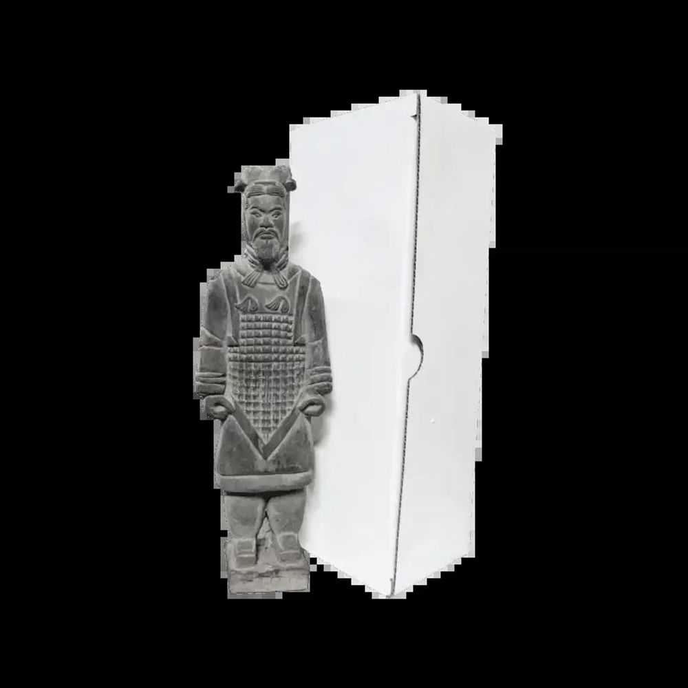 Sculptures, statuettes et miniatures - Statue Noire en Terracotta Général 20cm - ARABESK