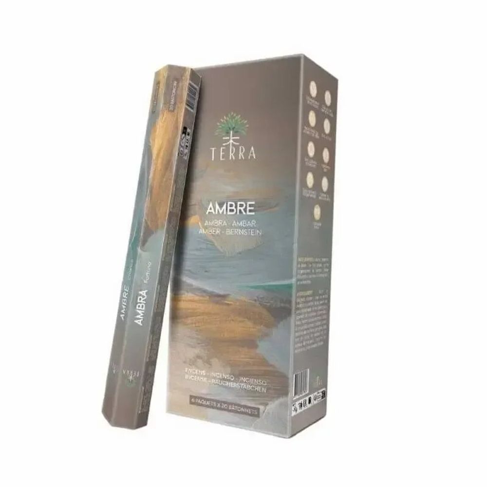 Scents - Terra Ambre hexa incense without charcoal 30grs - ARABESK