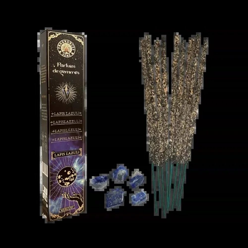 Scents - Incense Fragrances & Sens Parfum de Gems Lapis Lazuli Smudge Stick 20g - ARABESK