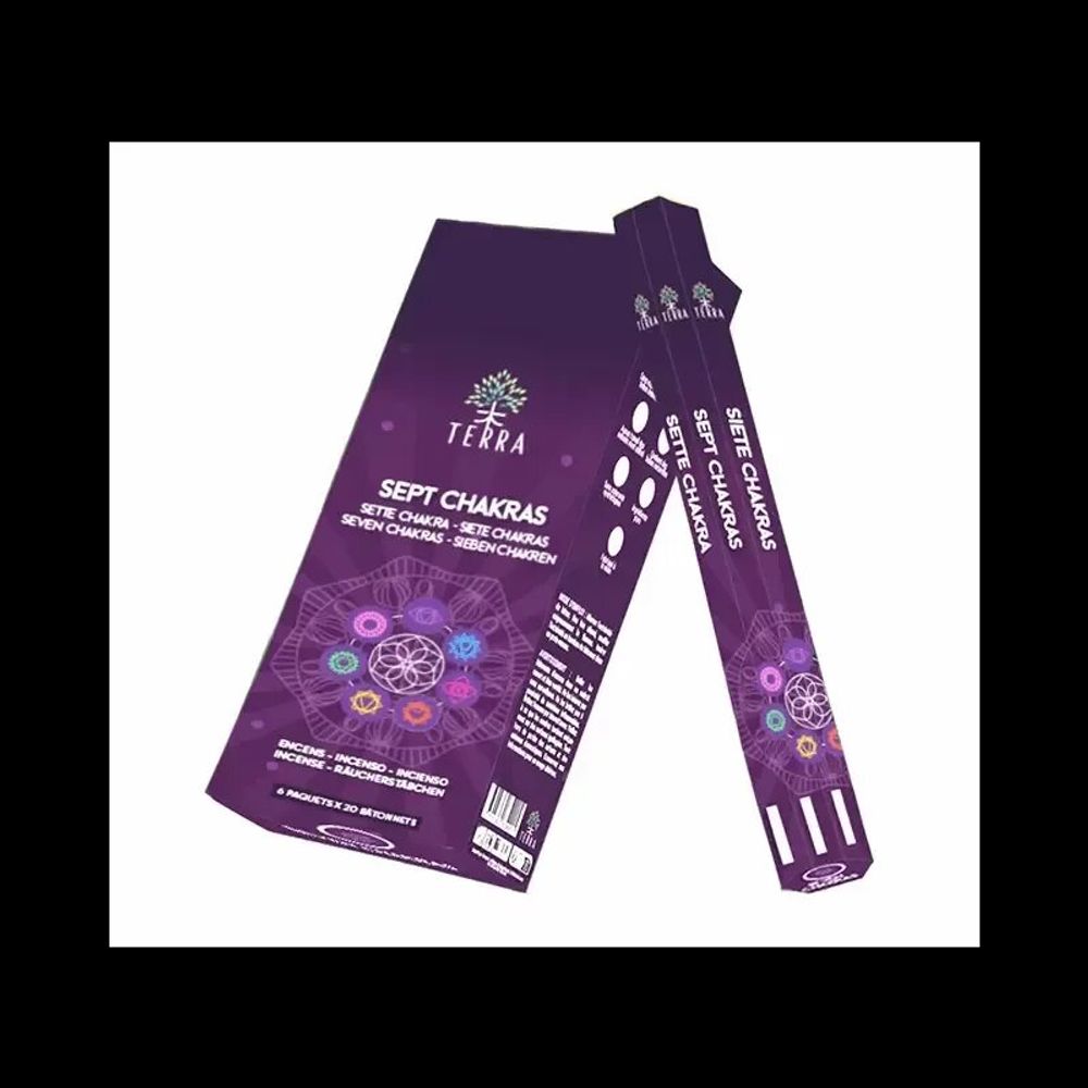 Scents - Terra 7 Chakras hexa incense without charcoal - ARABESK