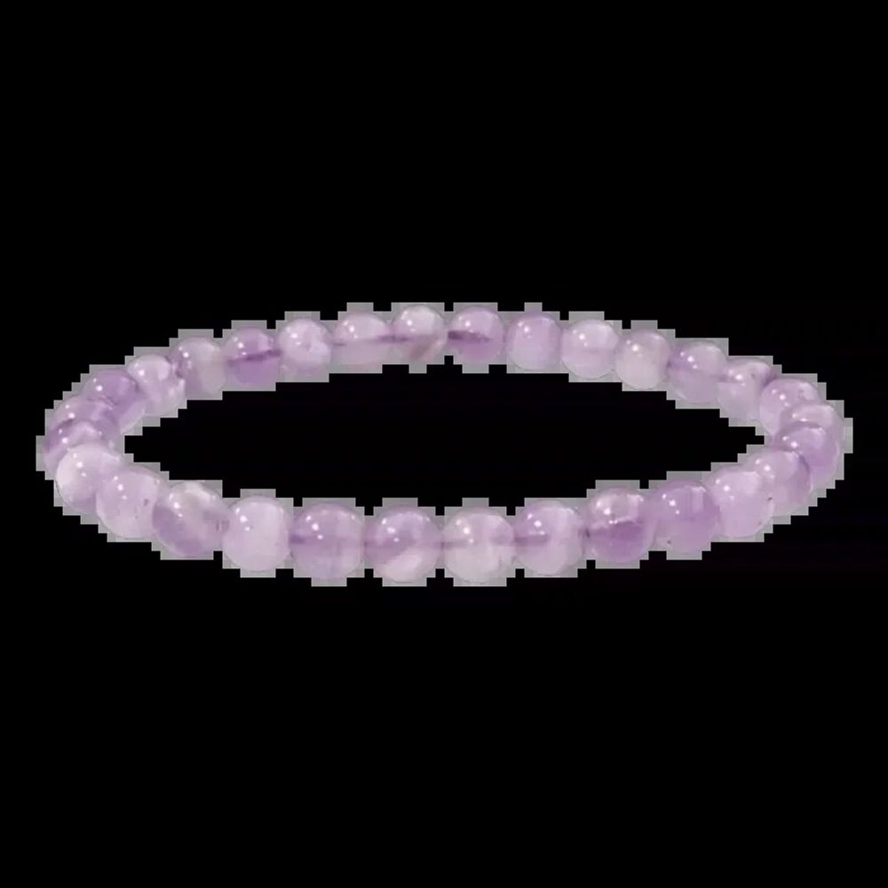Bracelets - Bracelet Amethyste Lavande A perles 6mm - ARABESK