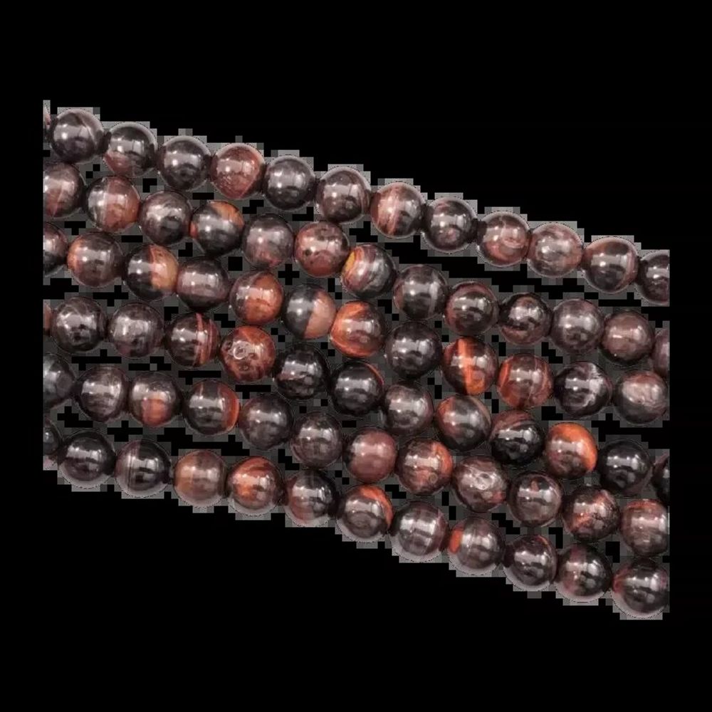 Jewelry - Bull's Eye beads 10mm on 40cm thread - ARABESK