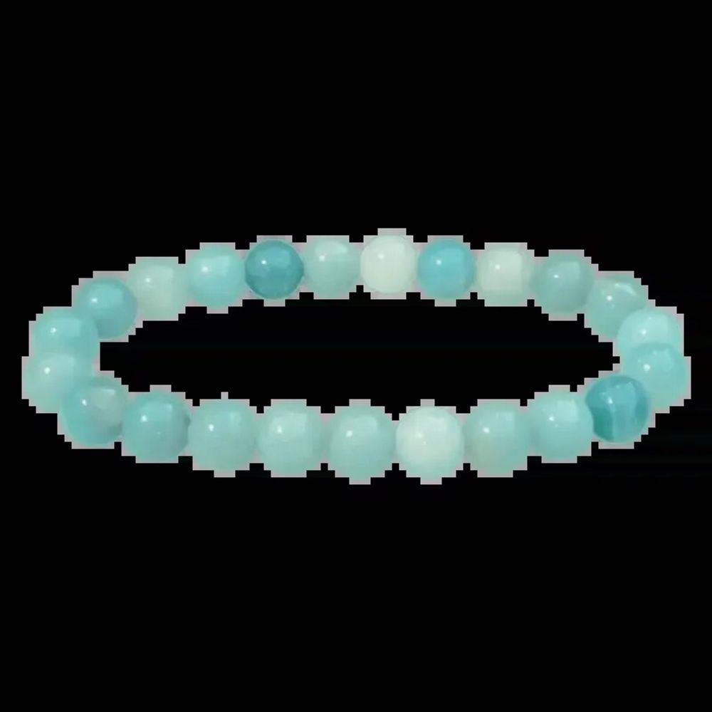 Bracelets - Amazonite Brazil Bracelet A beads 8mm - ARABESK