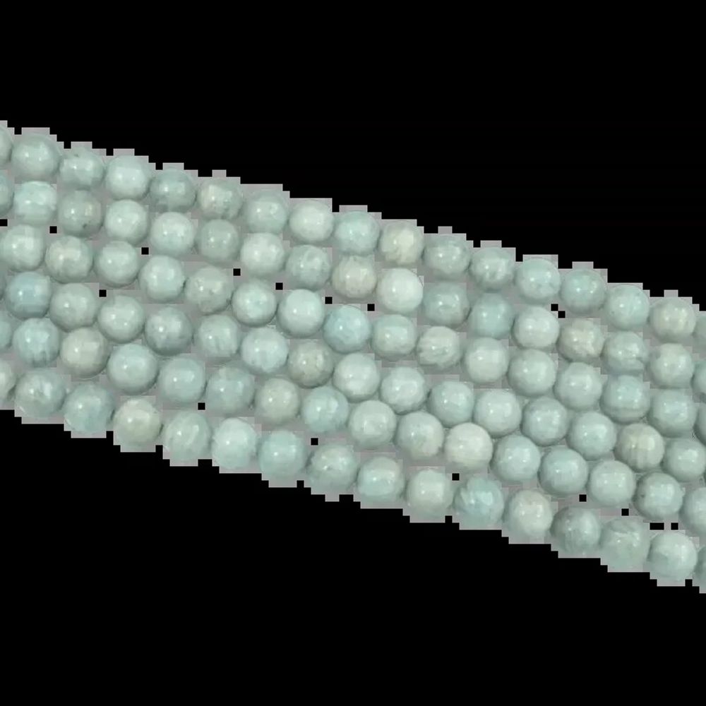 Bijoux - Amazonite Pérou A perles 6mm sur fil 40cm - ARABESK