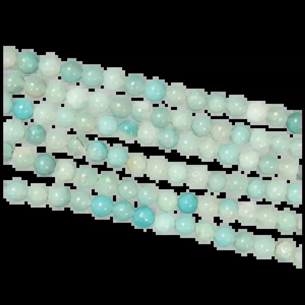 Jewelry - Amazonite Brazil A beads 4mm on 40cm thread - ARABESK