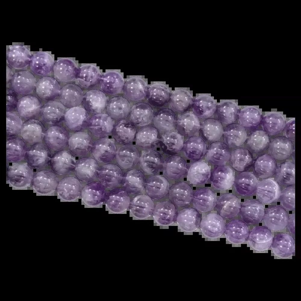 Bijoux - Amethyste perles 10mm sur fil 40cm - ARABESK