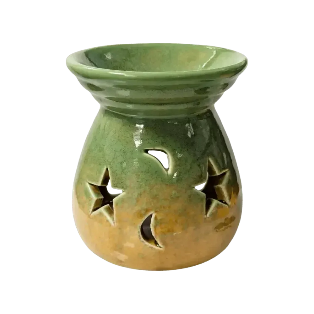 Scents - Green Gradient Ceramic Oil Burner 8.5cm - ARABESK