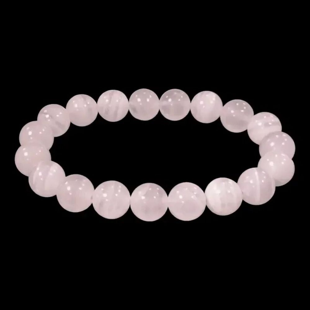 Bracelets - Bracelet Calcite Pink AA beads 10mm - ARABESK