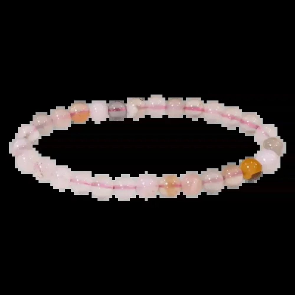 Bracelets - Bracelet Agate Fleur de Cerisier A perles 6mm - ARABESK
