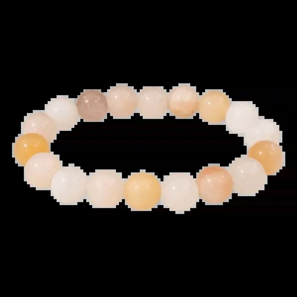 Bracelets - Aventurine Peach Bracelet A beads 10mm - ARABESK