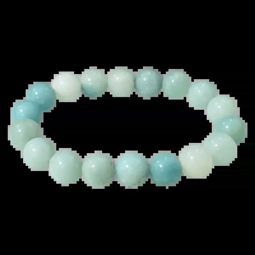 Bracelets - Amazonite Brazil Bracelet A beads 10mm - ARABESK