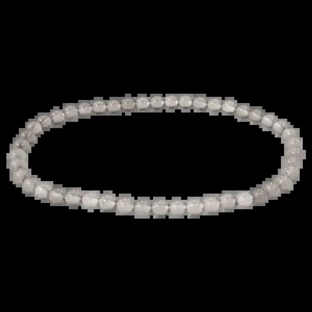 Bracelets - Bracelet Agate Grise A perles 4mm - ARABESK