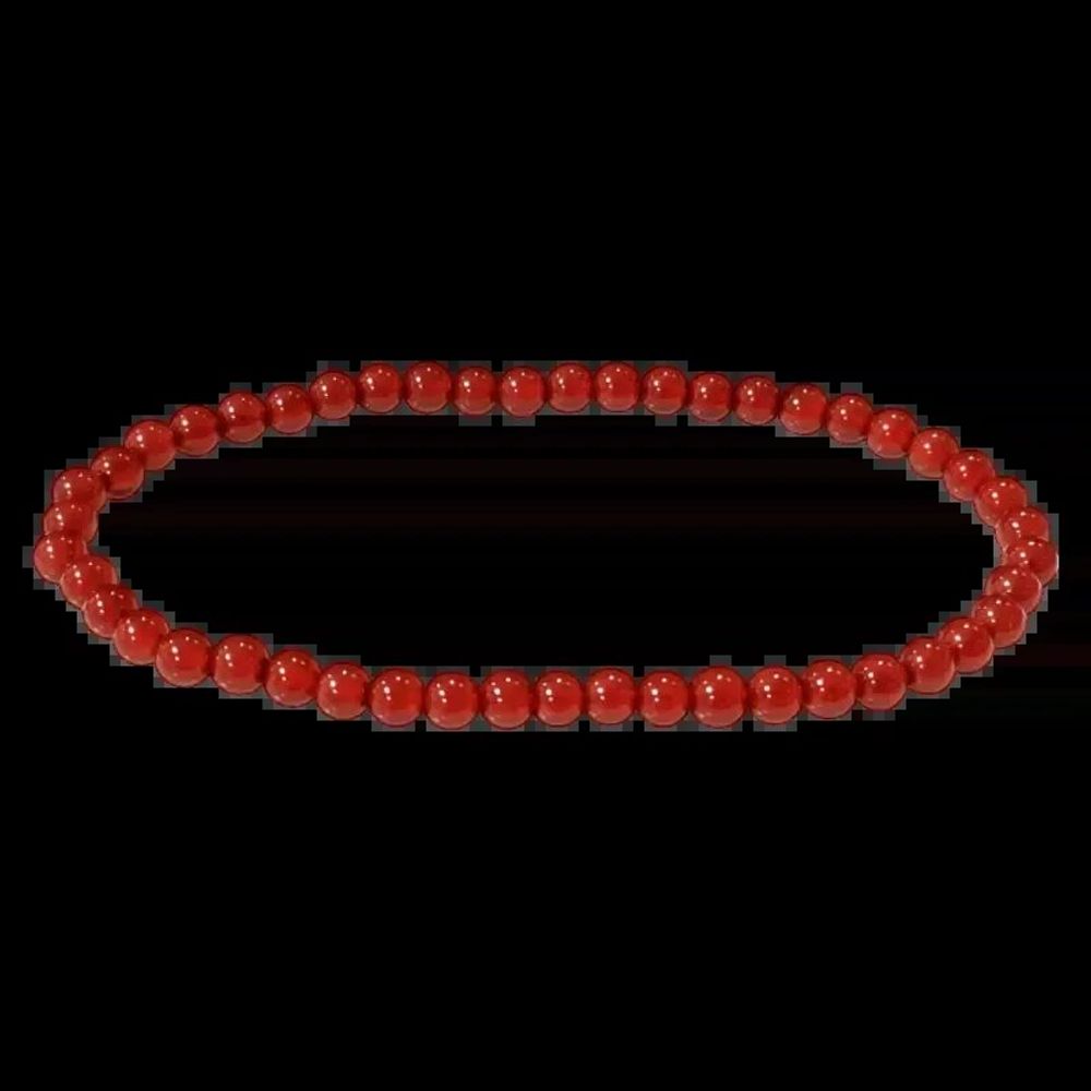 Bracelets - Red Agate Bracelet A beads 4mm - ARABESK