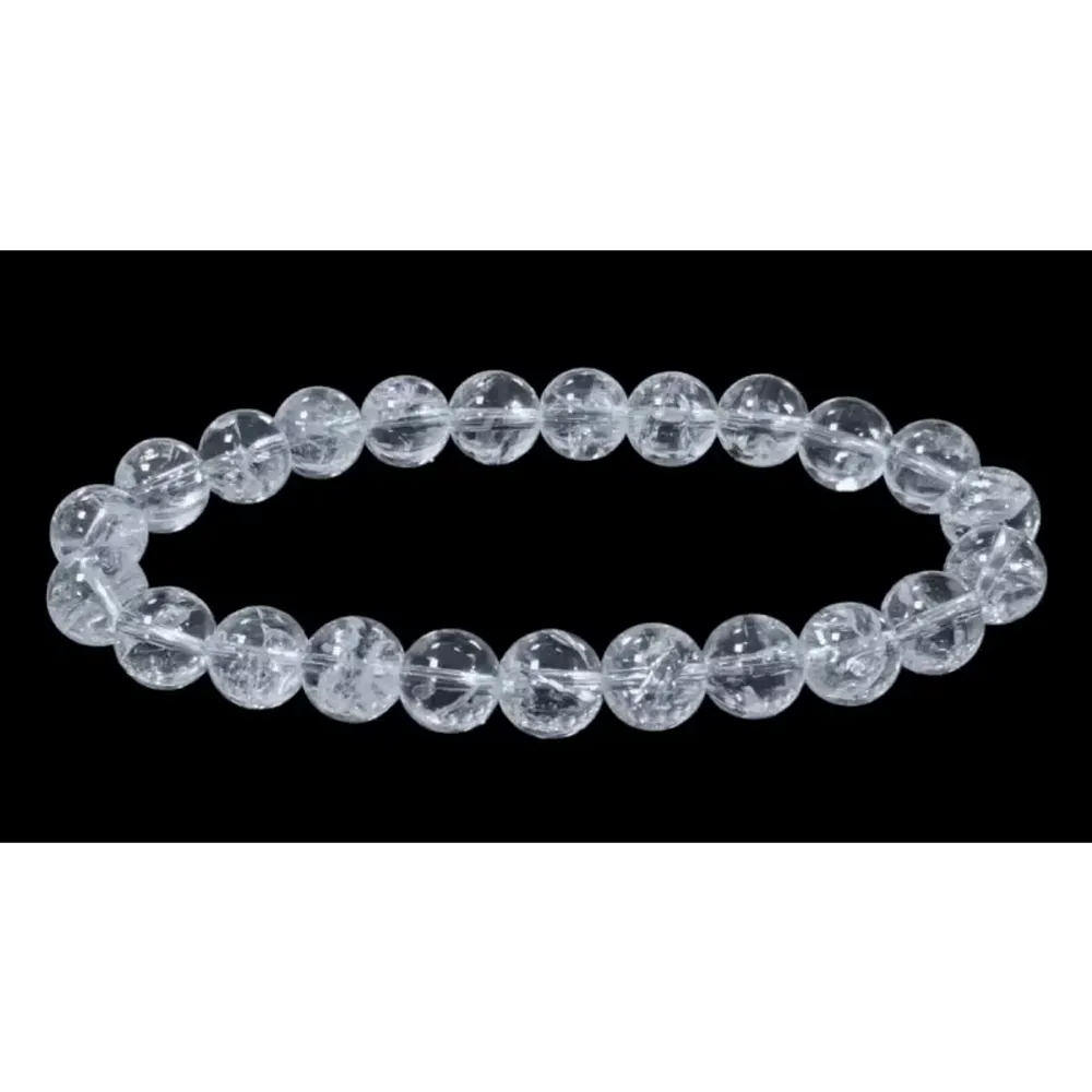 Bracelets - Bracelet Cristal de Roche Rainbow AA perles 9-10mm - ARABESK