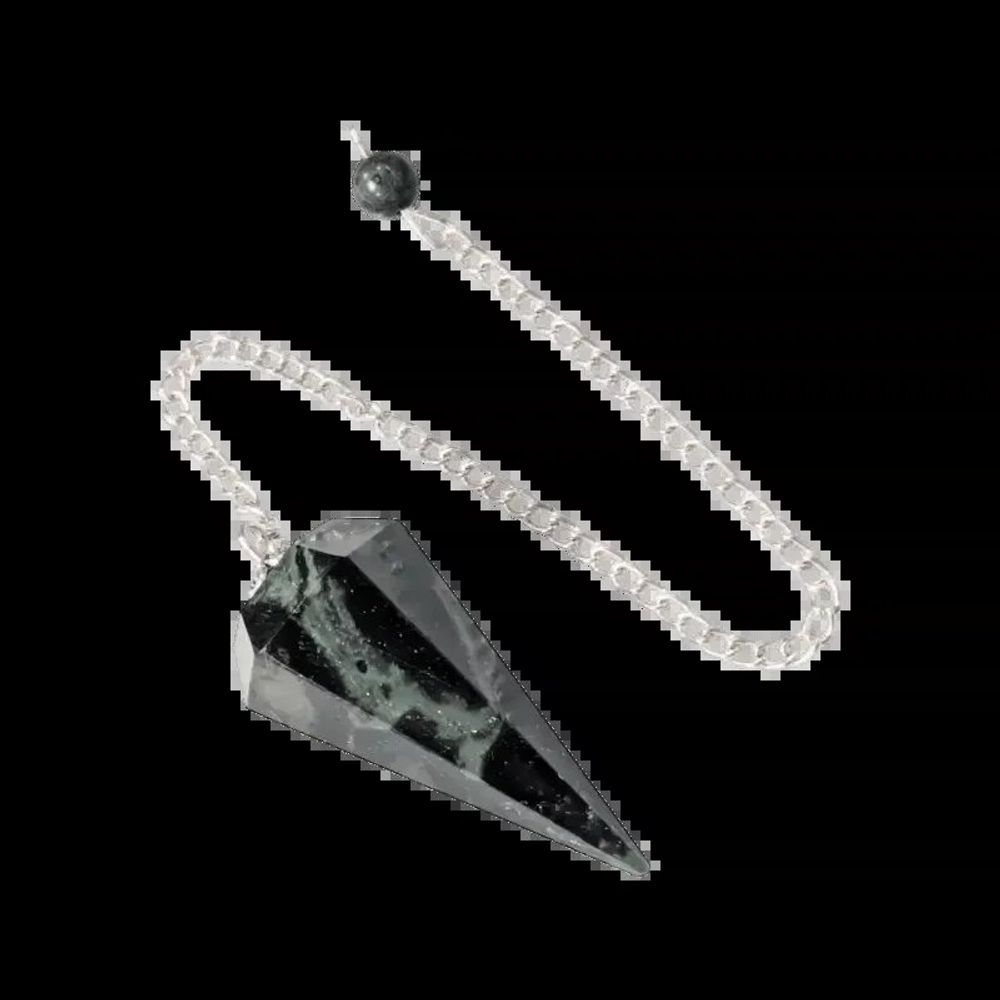 Jewelry - Kambaba Jasper Conical Pendulum 6 Sides - ARABESK