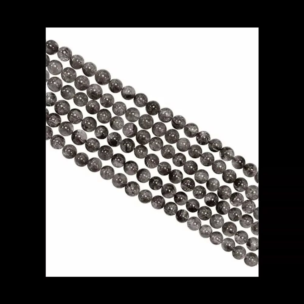 Jewelry - Herkimer Crystal A round beads 5.5-6.5mm on 40cm wire - ARABESK