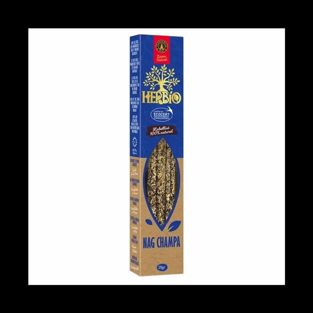Senteurs - Encens Smudge Ecocert Herbio Nag Champa 20g - ARABESK