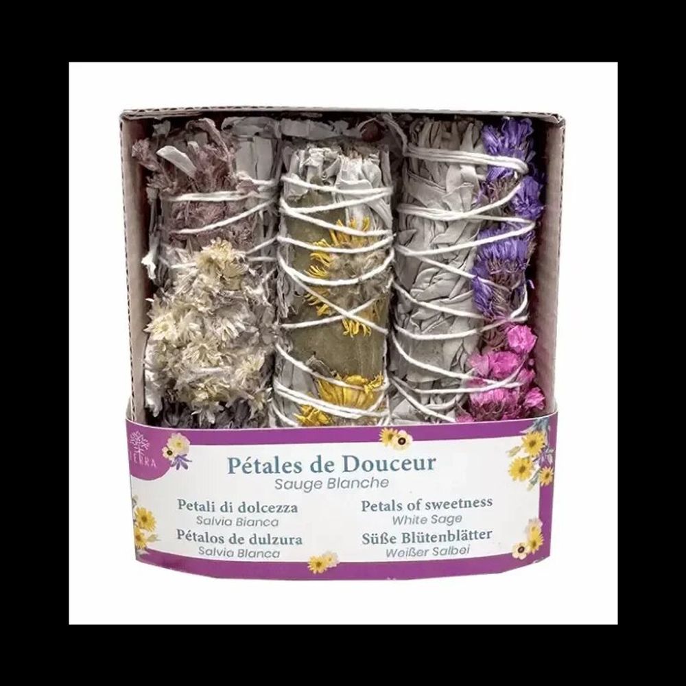 Scents - Set Petals of Sweetness & White Sage Bundle 25-30gr 10cm - ARABESK