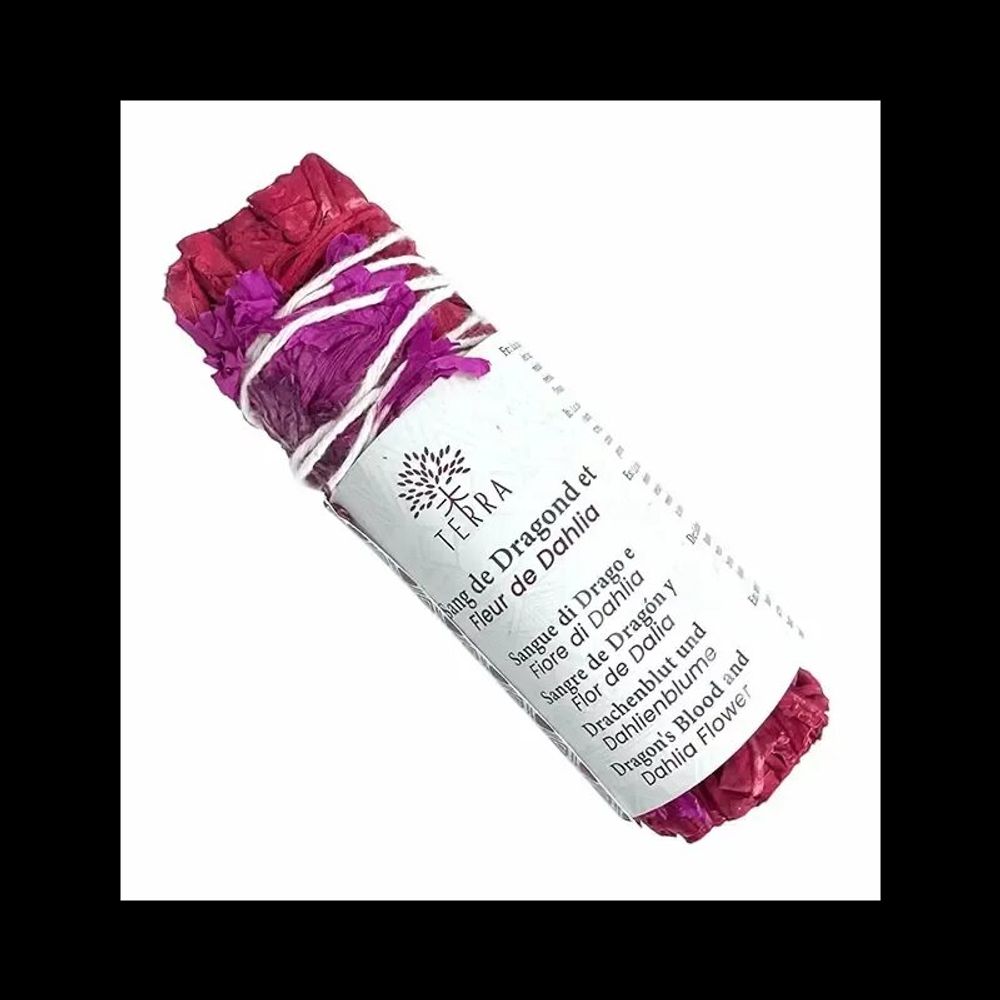 Scents - White Sage Dragon's Blood and Dahlia Flowers Bundle 25-30g 10cm - ARABESK