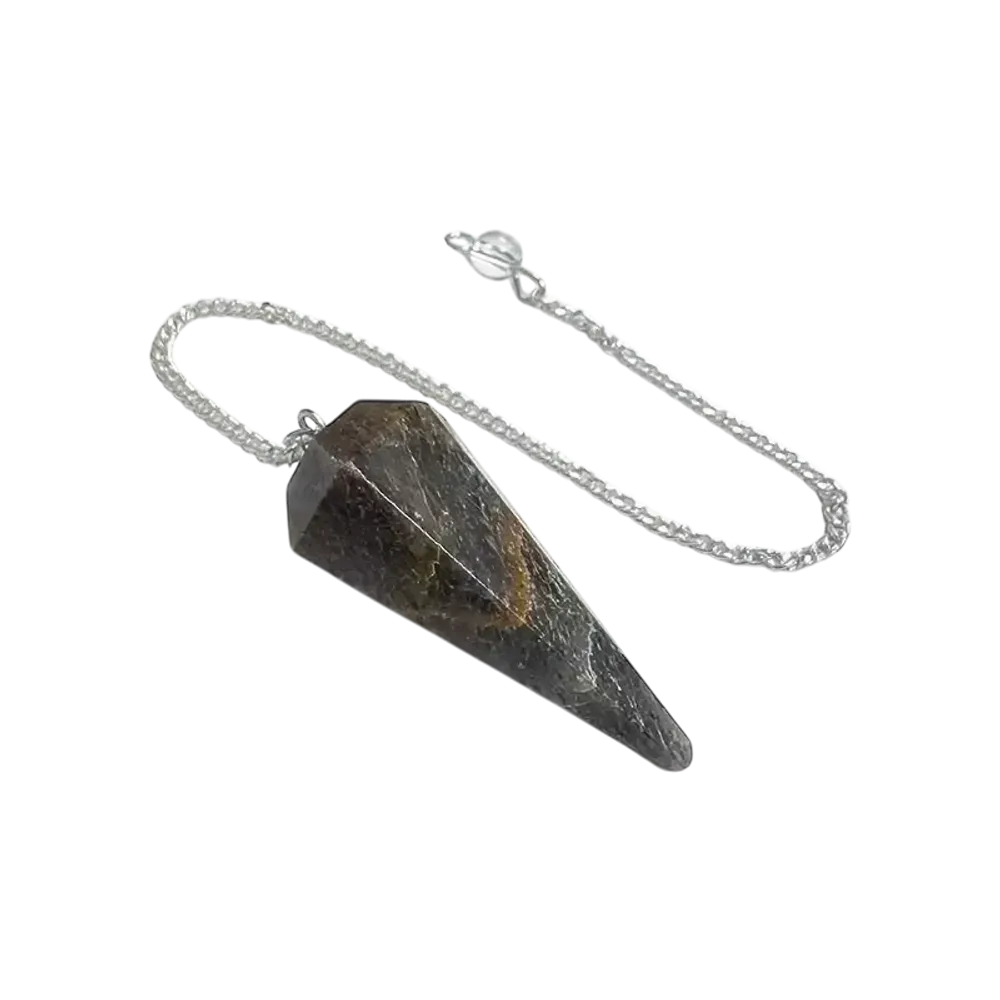 Jewelry - 6-sided conical marble pendulum - ARABESK
