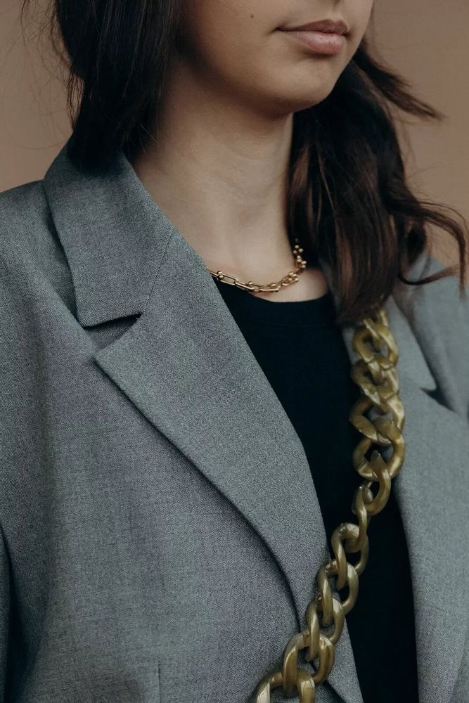 Gifts - Metallic PHONE CHAIN WHT - FOLIE À TROIS