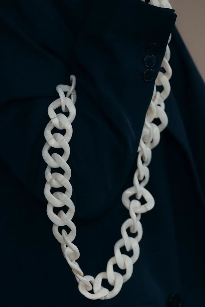 Gifts - Metallic PHONE CHAIN WHT - FOLIE À TROIS