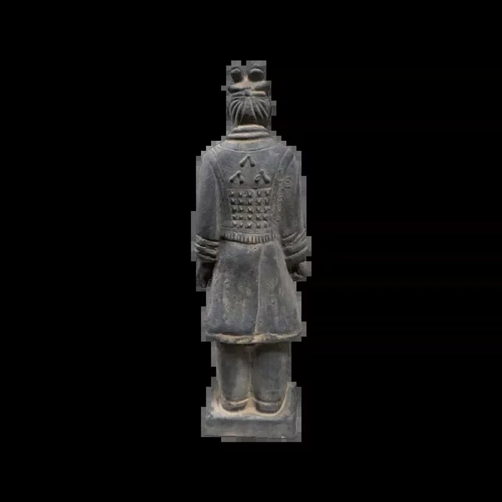 Sculptures, statuettes and miniatures - Black Statue in General Terracotta 20cm - ARABESK