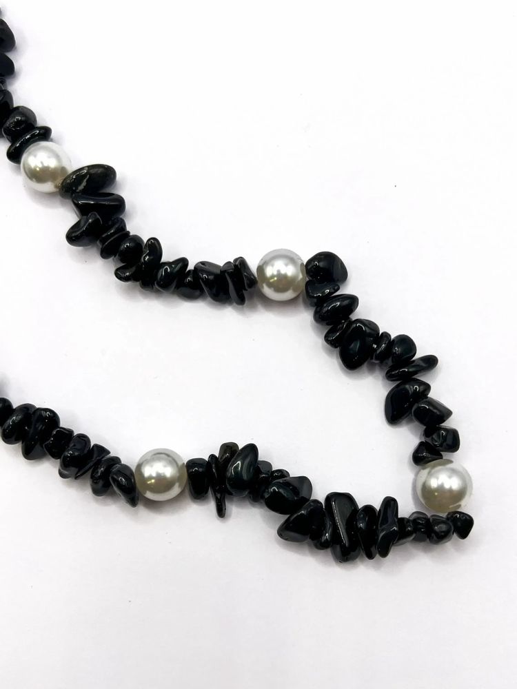 Gifts - Shell Whisper Short PHONE STRAP BLK - FOLIE À TROIS