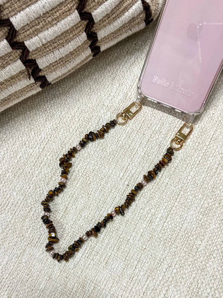 Cadeaux - Lagoon Stones Short TÉLÉPHONE SANGLE BLEU - FOLIE À TROIS