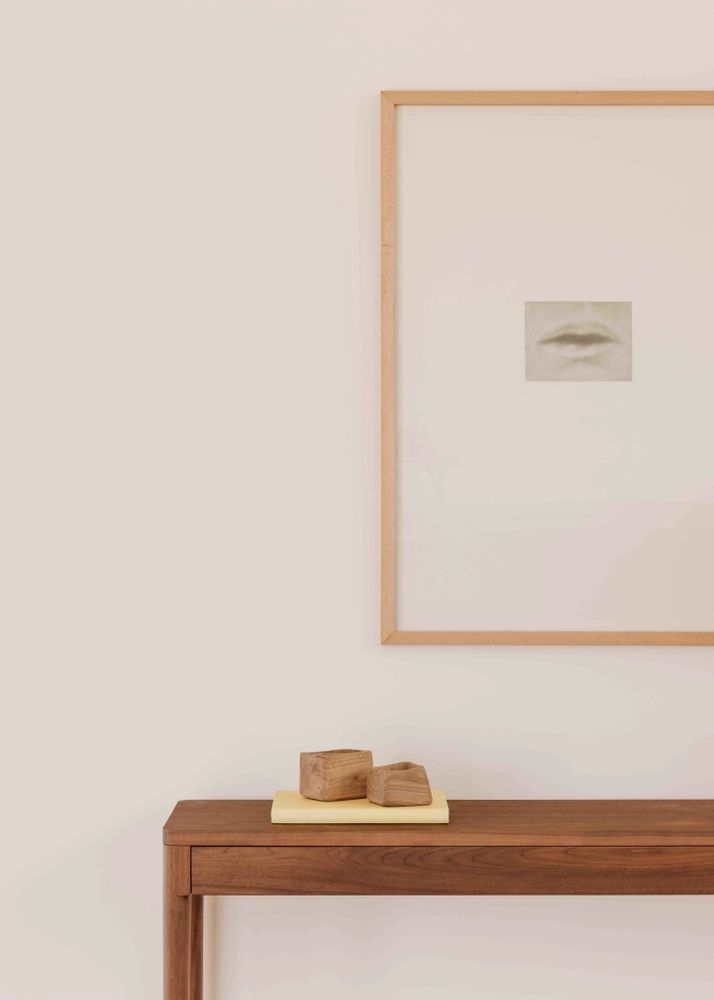 Consoles - Bureau de travail de luxe en noyer — Bureau exécutif minimaliste - MOR