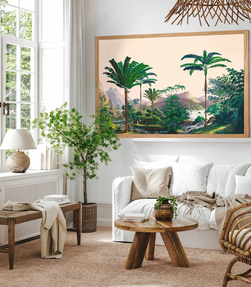 Poster - Manicaria Panoramic Illustration - PARADISIO IMAGINARIUM