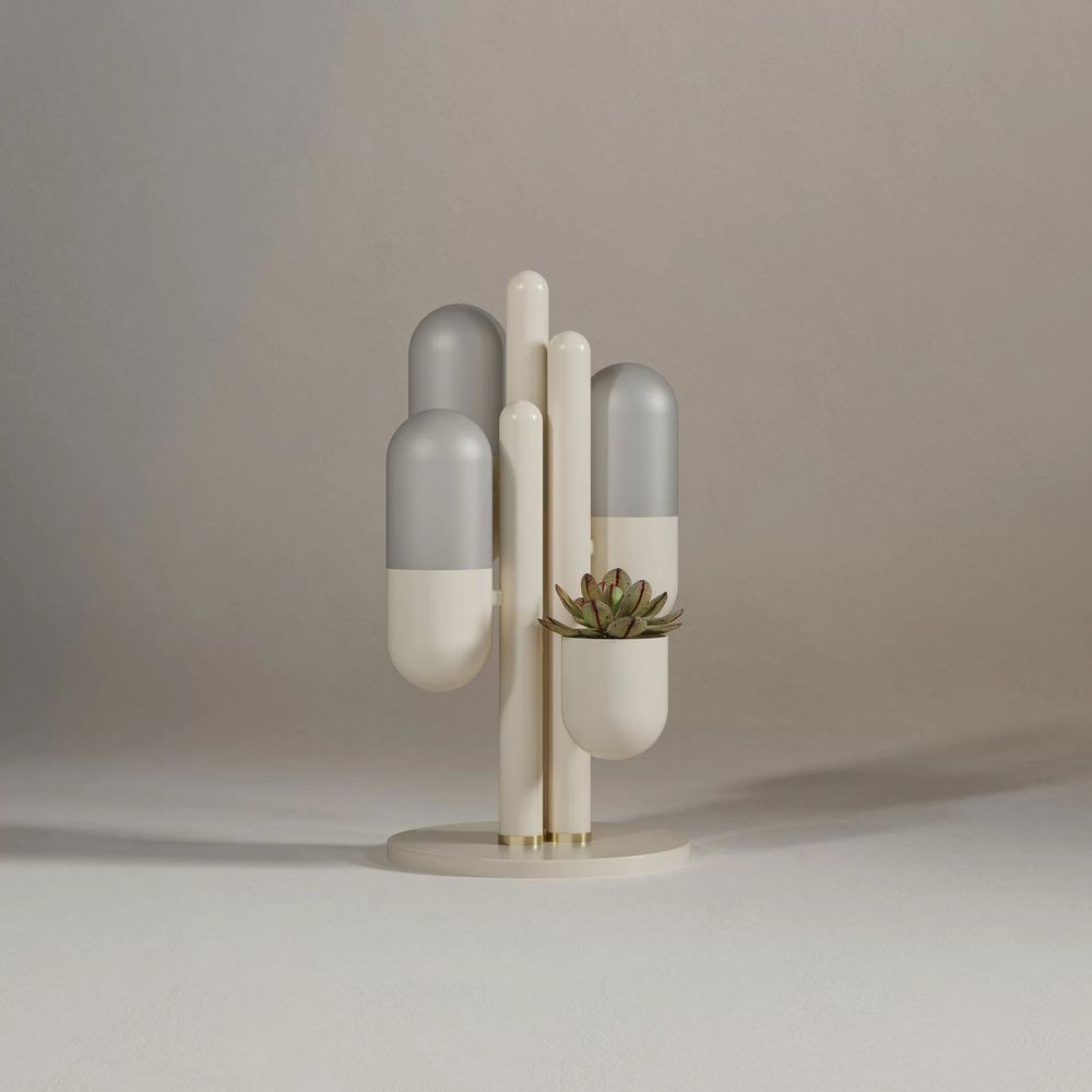 Lampes de table - Lampe de table Cactus fabriquée à la main au Portugal par Creativemary - CREATIVEMARY