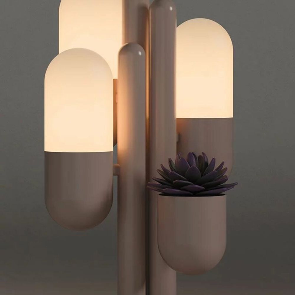 Lampes de table - Lampe de table Cactus fabriquée à la main au Portugal par Creativemary - CREATIVEMARY