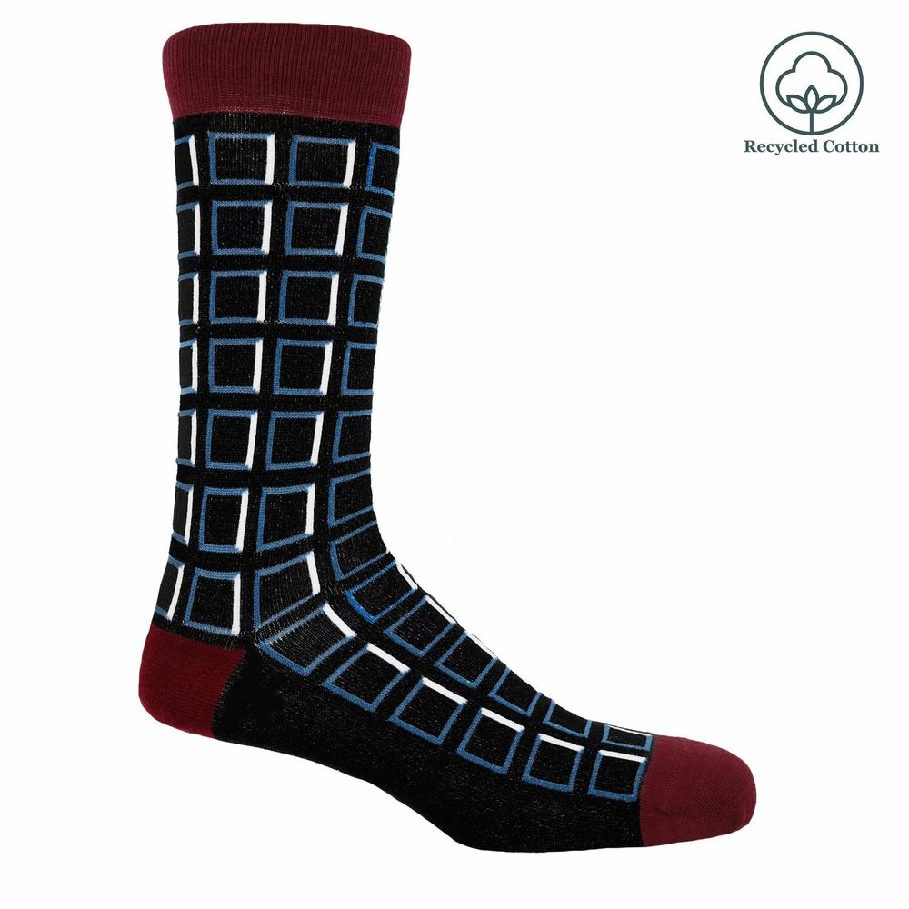 Socks - Cube recycled cotton socks for men - PEPER HAROW SOCKS