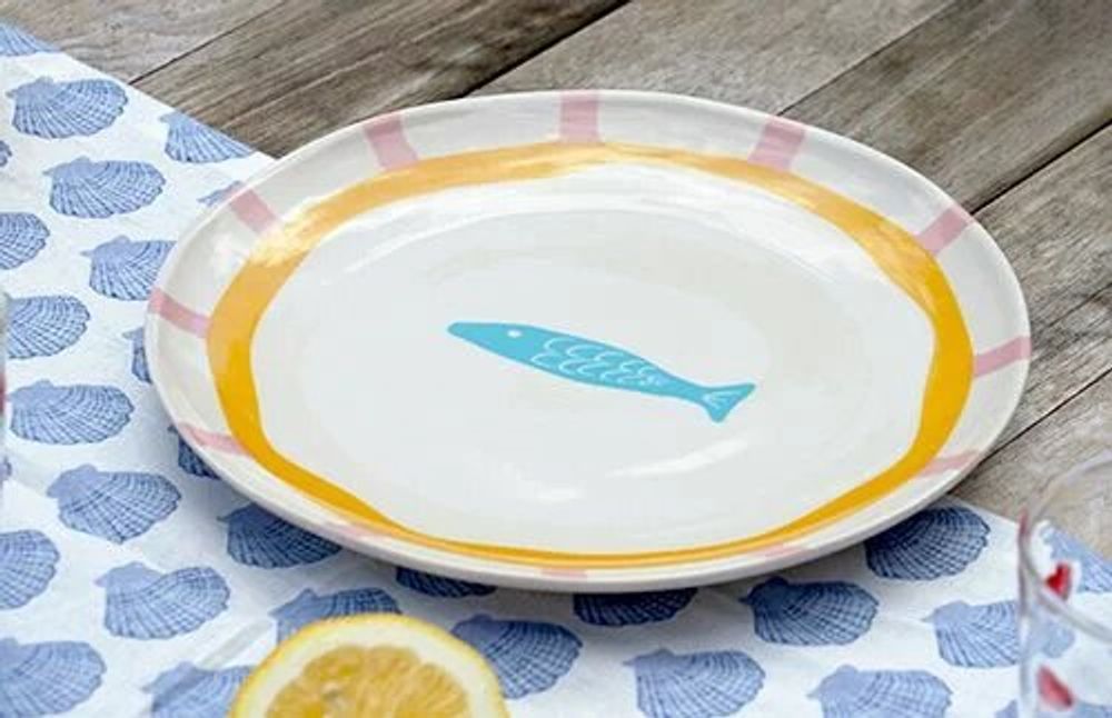 Everyday plates - Plate marine / set of 4 - AND NOOK
