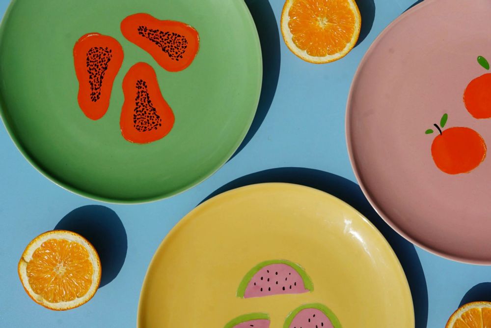 Everyday plates - Plate juicy / set of 4 - AND NOOK