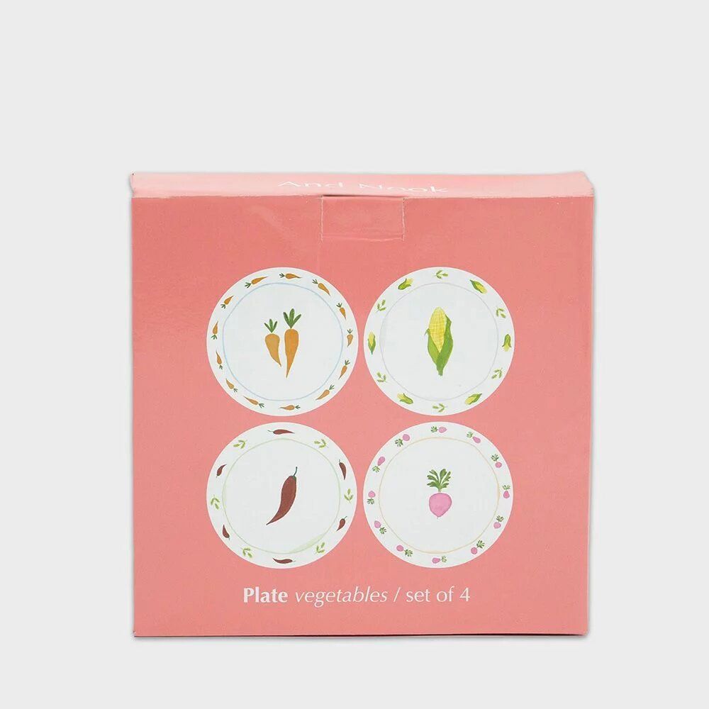 Everyday plates - Plate vegetables / set of 4 - AND NOOK