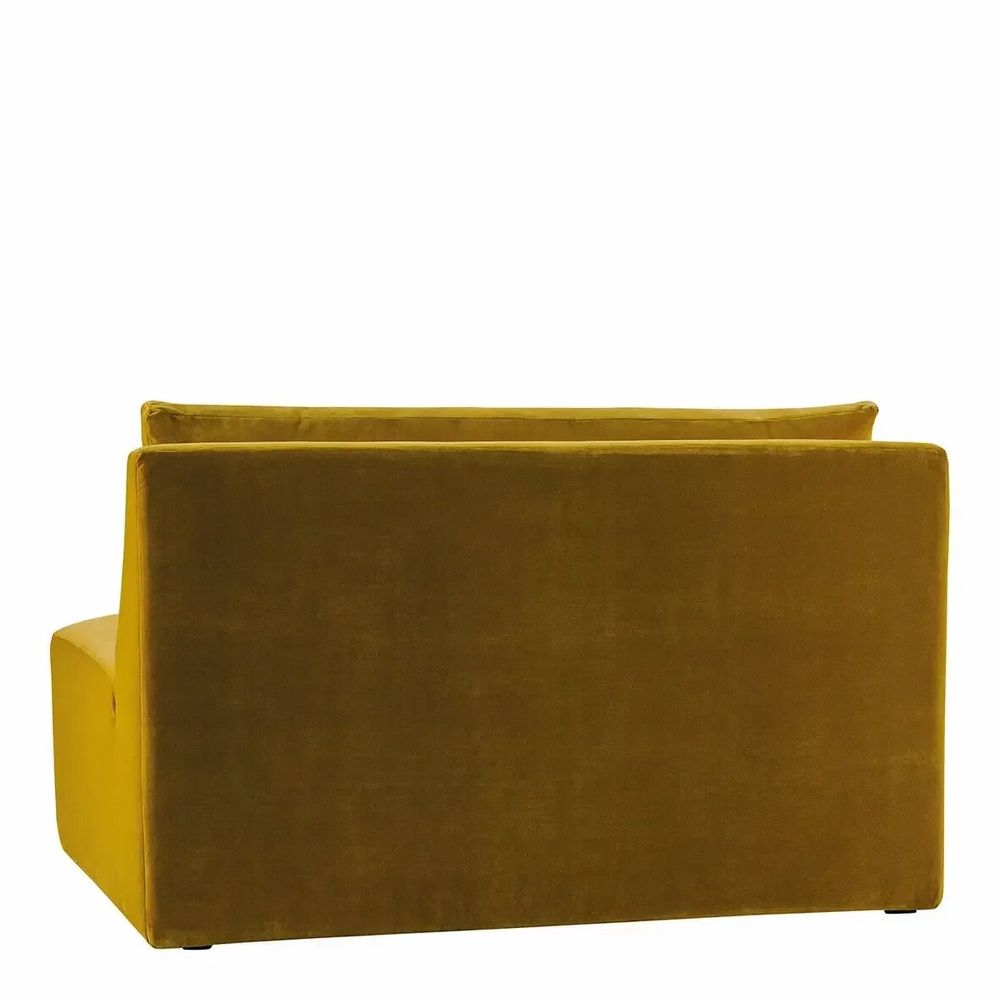 Sofas - LOU sofa saffron velvet central module 130x92x74.5 - BLANC D'IVOIRE