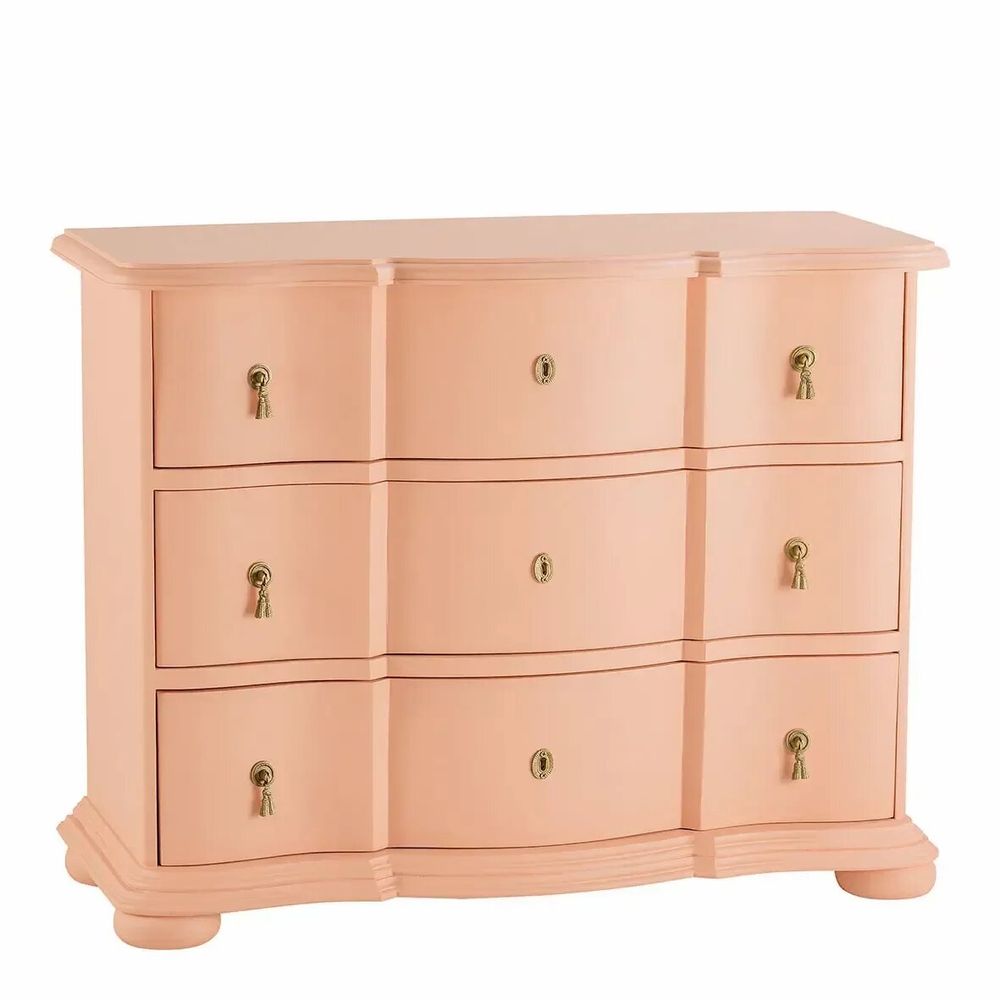 Chests of drawers - CARLOTTA PM chest of drawers pastel pink 105x44x82 - BLANC D'IVOIRE