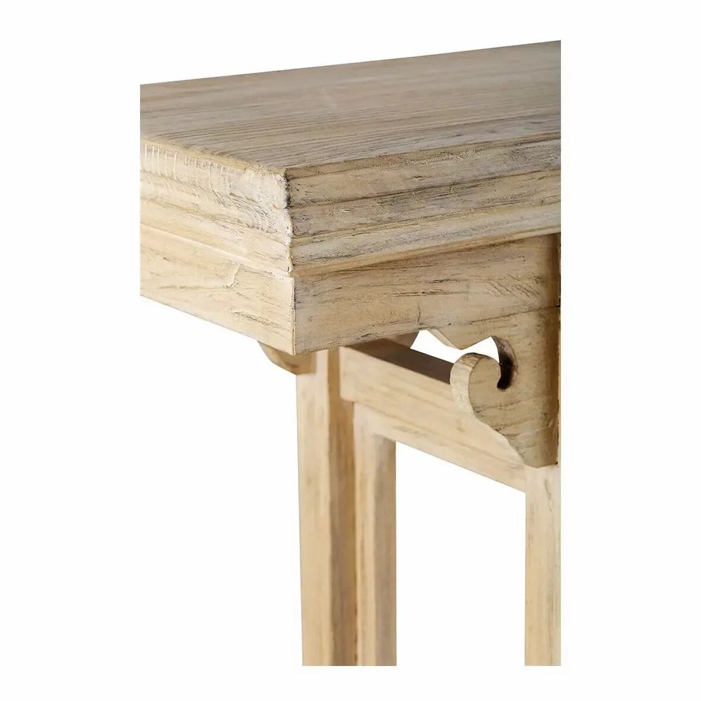 Console table - Console BAO recycled natural elm 180x45x90 - BLANC D'IVOIRE