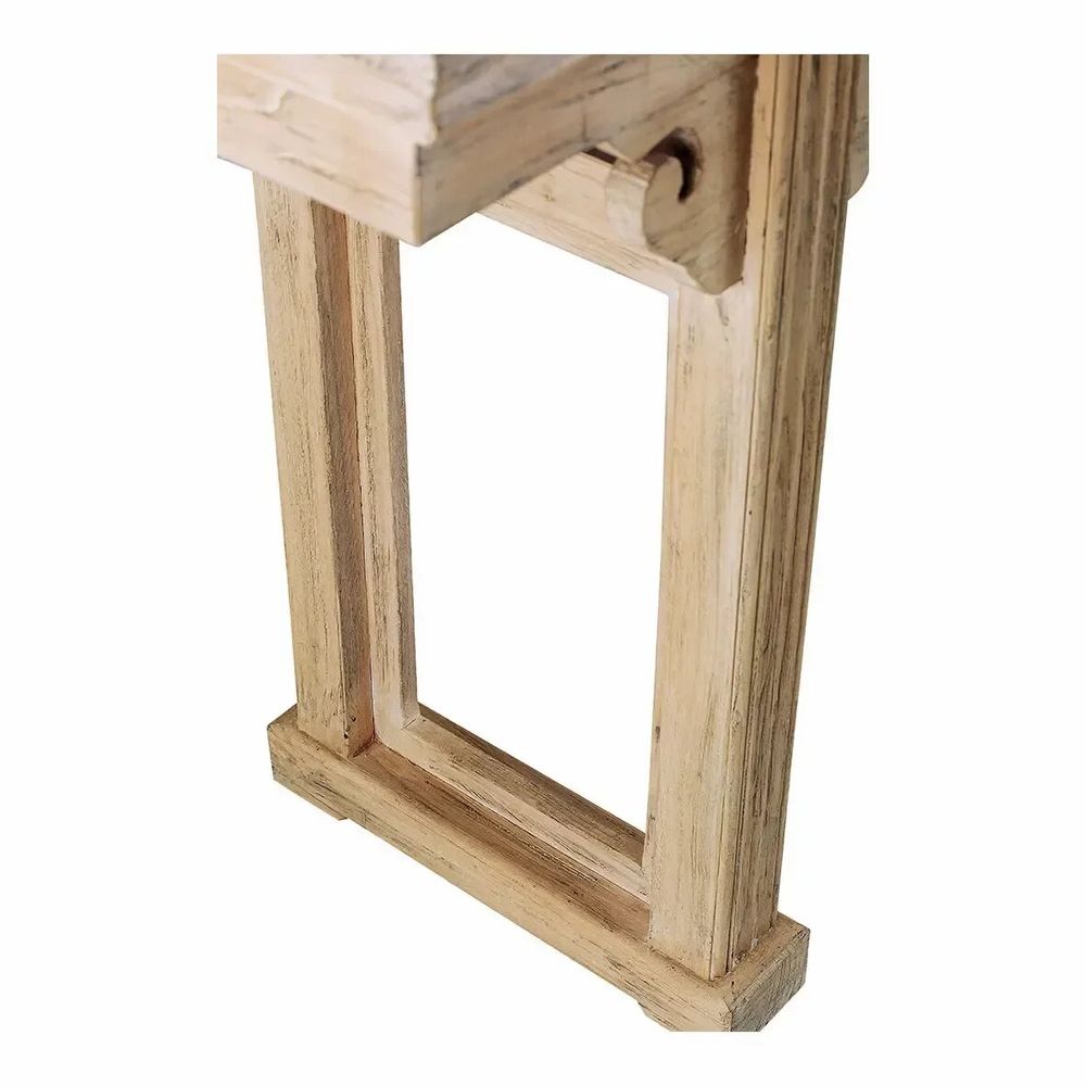 Console table - Console BAO recycled natural elm 180x45x90 - BLANC D'IVOIRE
