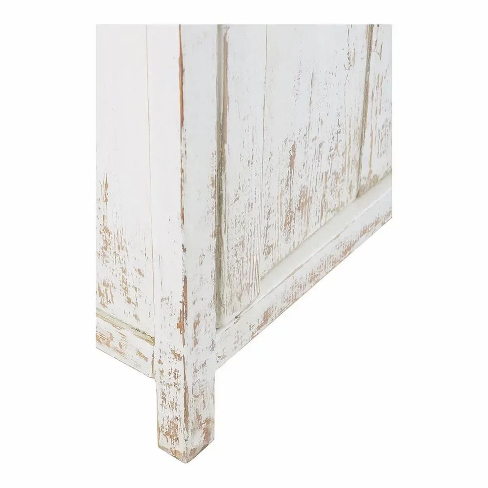 Wardrobe - BAO sideboard recycled white elm 80x35x145 - BLANC D'IVOIRE