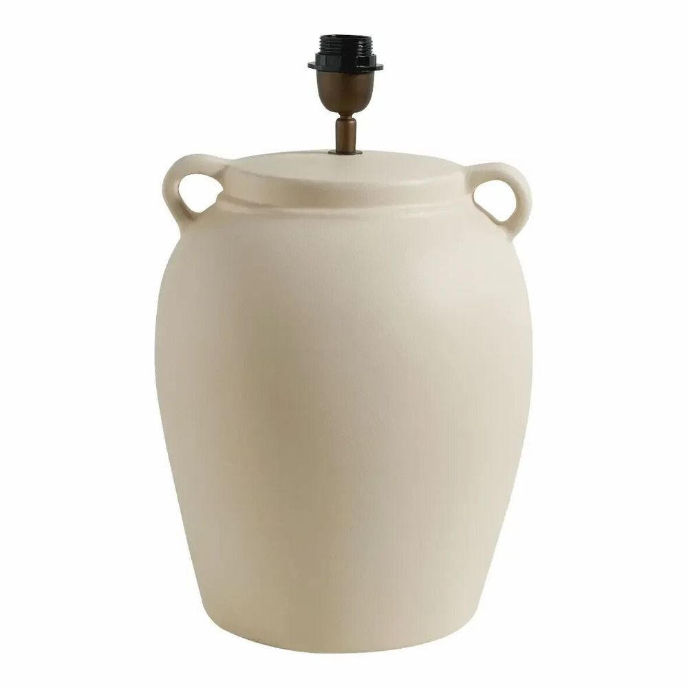 Table lamps -
AMPHORE white ceramic lamp base dia 29x44.5 - BLANC D'IVOIRE