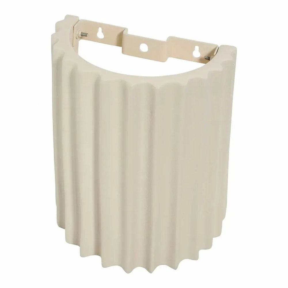 Wall lamps - OLYMPE wall light non-electrified beige ceramic 20x11.9x21.9 - BLANC D'IVOIRE