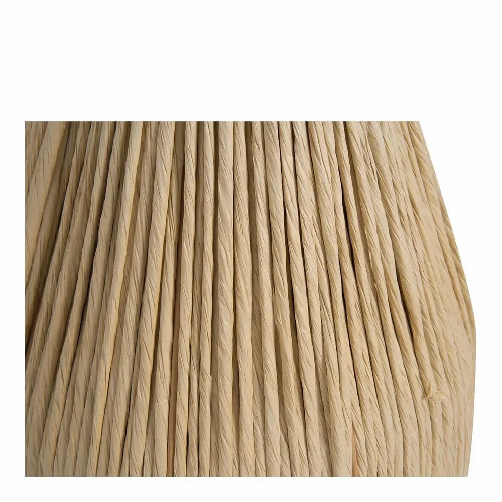 Vases - MYA vase natural rattan and metal 31x81 - BLANC D'IVOIRE