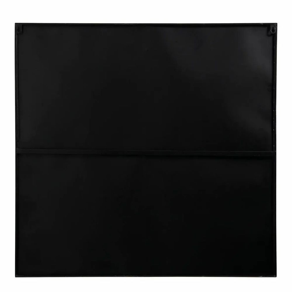 Miroirs - Miroir BASILE métal noir 80x5x80 - BLANC D'IVOIRE