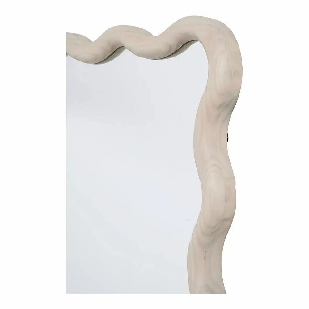 Mirrors - LUMIA mirror whitewashed pine 65x5x100 - BLANC D'IVOIRE