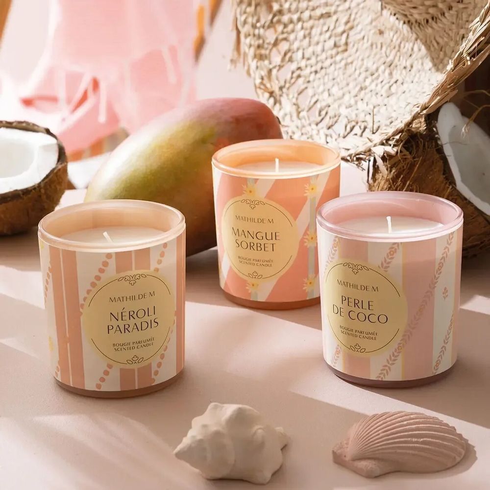 Candles - Bain de Soleil scented candle 160 g - Néroli Paradis - MATHILDE M.
