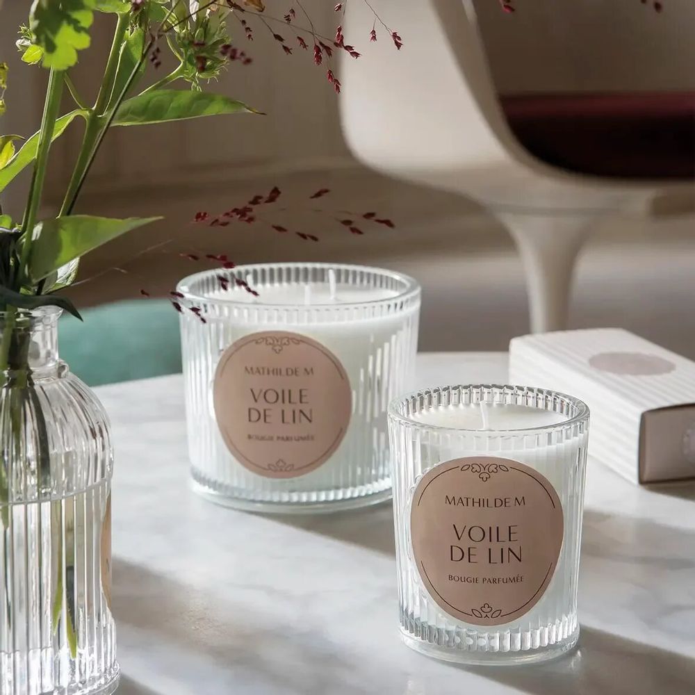 Candles - Les Intemporelles scented candle 145 g - Beautiful Lavender - MATHILDE M.