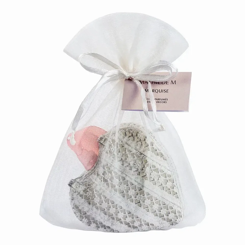 Home fragrances - Heart box in openwork metal with scented decoration - Marquise - MATHILDE M.